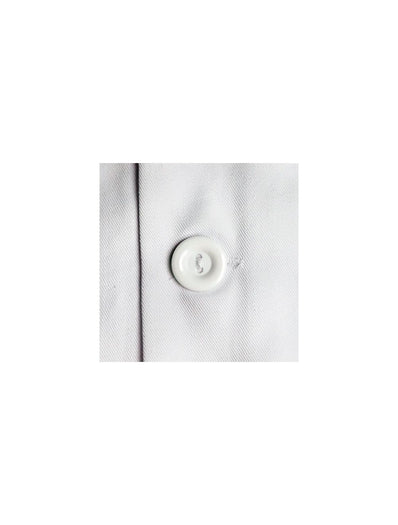 Standard Chef Coat Poly/Cotton Twill Short Sleeve with Plastic Button Closures Color White Available sizes XS-XL 