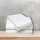 T200 Premium Percale Queen Fitted Sheets size 60"x80"x12" White 6/Pack