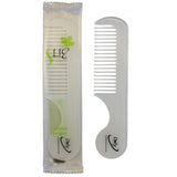 Hair Comb Hotel guest bathroom amenity in Clear plastic Bag Economy Packing (Count 200's/Pack)