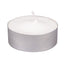 Candles Tea Lights Votive fragrance free Aluminum cups Fire Safe table lights Packing 80 units/ Pack X 16 Packs = 1280 units/ Box