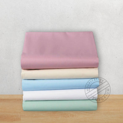 TC-180 FITTED SHEETS percale fabric color Seafoam size Single Bed Healthcare  Thomaston Mills