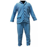 Patient's Pajama Bottom PANT with Elastic Fabric Poly Fleece Color BLUE 