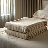 TC-200 PILLOWCASES percale fabric color BONE (cut size for Std/Queen/King) Hospitality Beds Packing 72's/ case Thomaston Mills