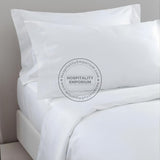 TC-300 FLAT SHEETS Luxury  percale PLAIN WHITE Royal Suite QUEEN size 96 x 120 Thomaston Mills