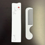 Hair Comb Hotel guest bathroom amenity in White plastic Bag Packing (Count 200's/Pack)