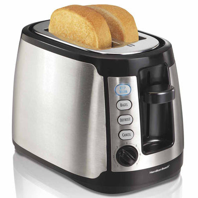Proctor Silex 2 Slice Toaster White and Chrome
