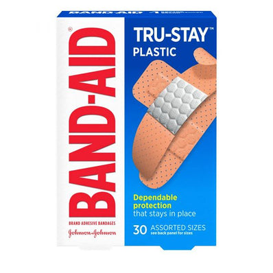 JOHNSON & JOHNSON Band-Aid Plastic 30CT Asstd Size Comfort Flex