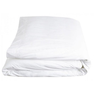 T-300 Sateen Finish Luxury Plain C-P Duvet Cover FLAP KING Size 90"x102" White 2/Pack