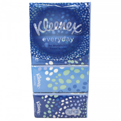 KLEENEX 8 Count Everyday Tissues 9 Count Sheets