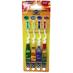ORIGINAL Cars Toothbrush 4 Count Soft