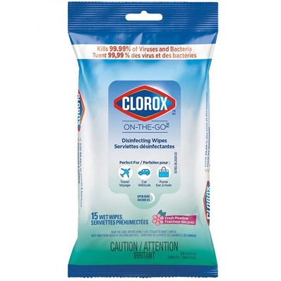 CLOROX Wipes 15 Count Fresh Meadow