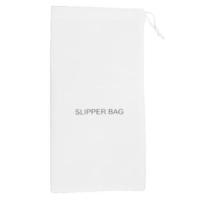 Slipper Bags with Embroidery SLIPPER size 35x25cm Cotton-Poly Packing (Count 12's/Pack)