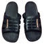 Shower & Beach Slippers PVC Open Toe Small size (24 cm Anti-Skid Soft Sole) color BLACK Packing (Count 10 Pairs/Pack)