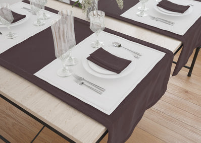 Napkins 21"x21"Fabric  7.1 oz.100%  Spun Polyester "Tradition" Multi-Dark-Colors 60/Pack