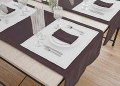 Napkins 21"x21"Fabric  7.1 oz.100%  Spun Polyester "Tradition" Multi-Dark-Colors 60/Pack