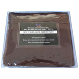 FULL Sheet Set (Flat x1 + Fitted x1 + PC X2) in 1 color Fabric Microfiber Extra Soft 4pc/ Set Count 3